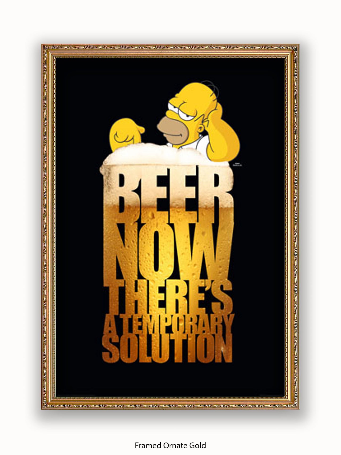 Simpsons  Homer  Beer  Solution Poster