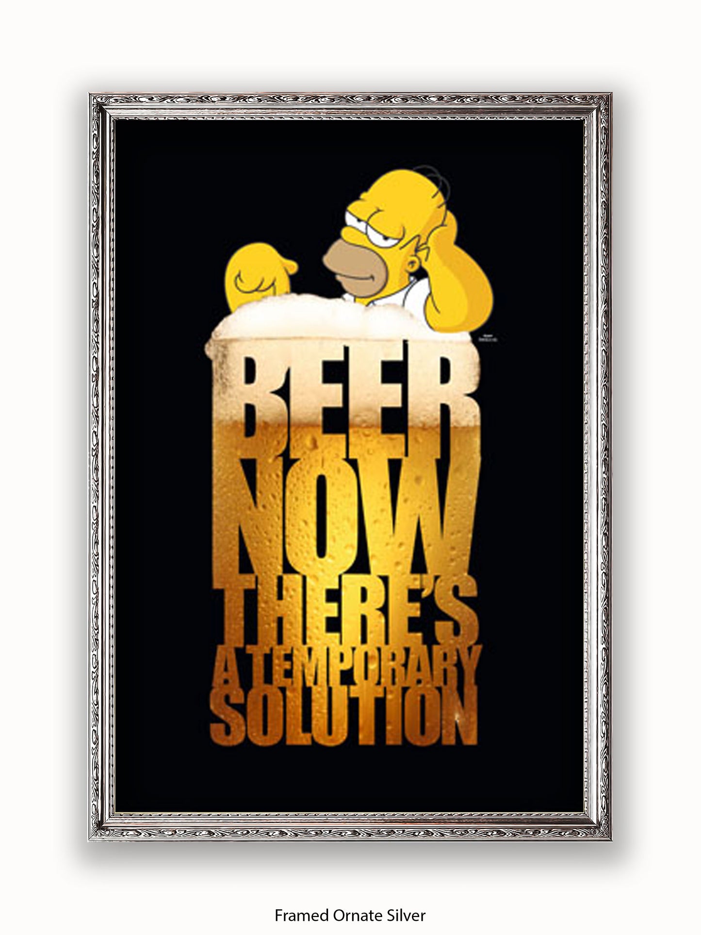 Simpsons  Homer  Beer  Solution Poster