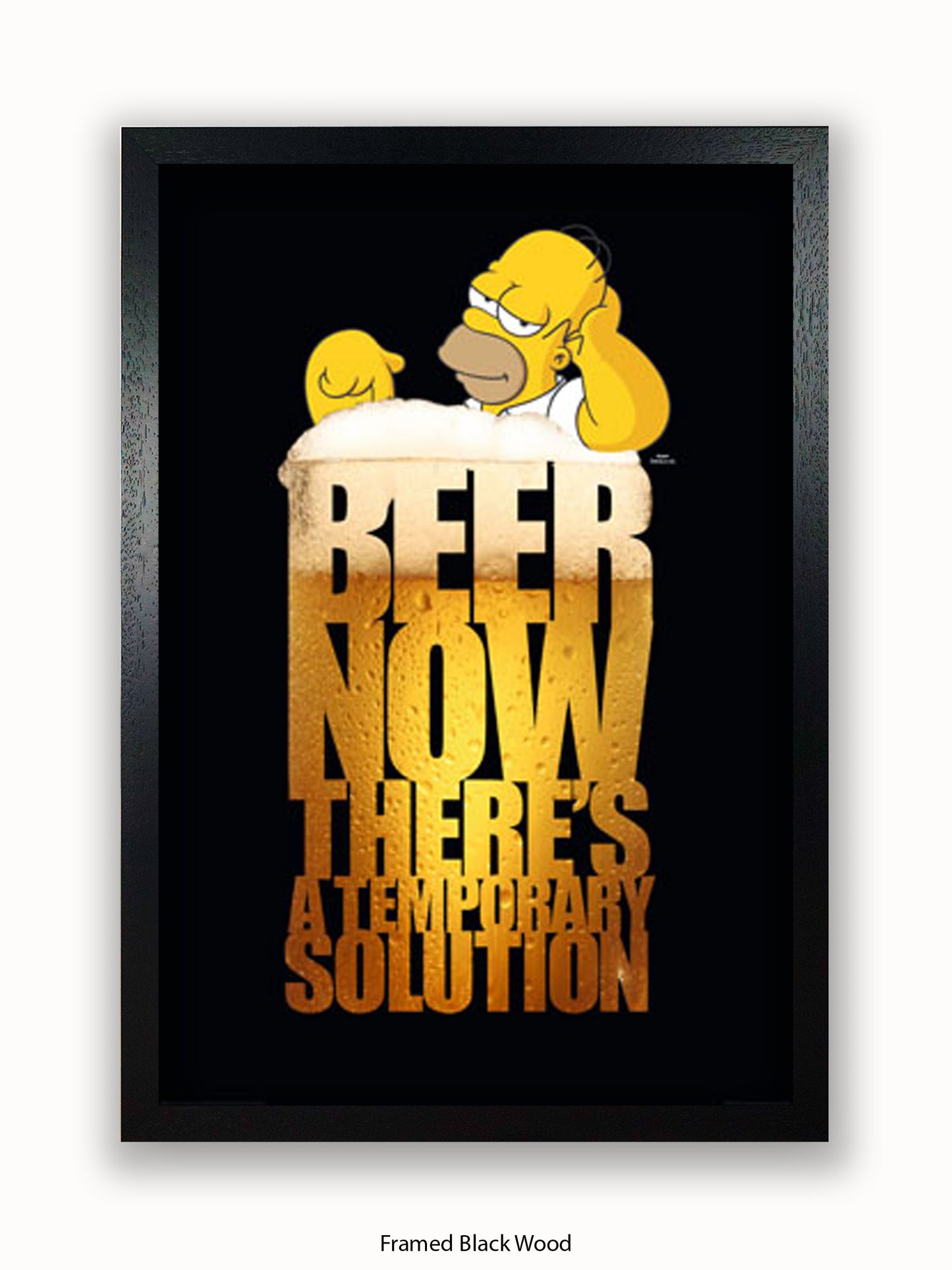 Simpsons  Homer  Beer  Solution Poster