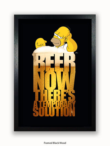 Simpsons  Homer  Beer  Solution Poster