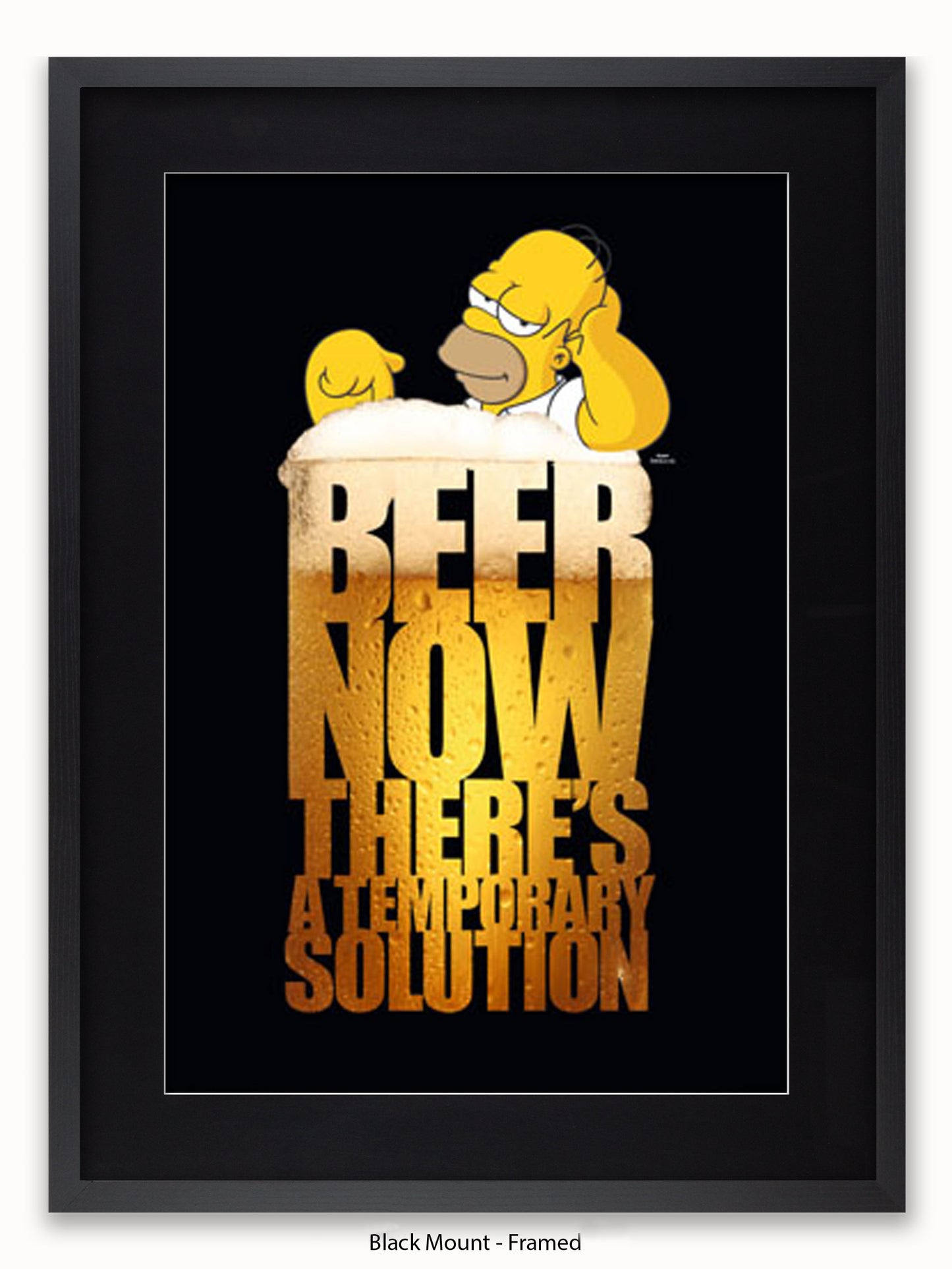 Simpsons  Homer  Beer  Solution Poster