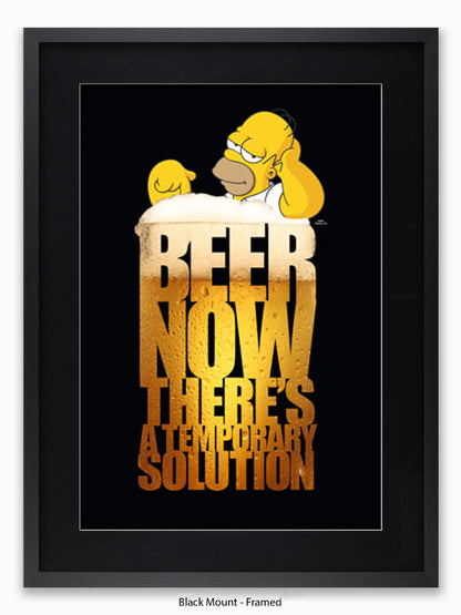 Simpsons  Homer  Beer  Solution Poster