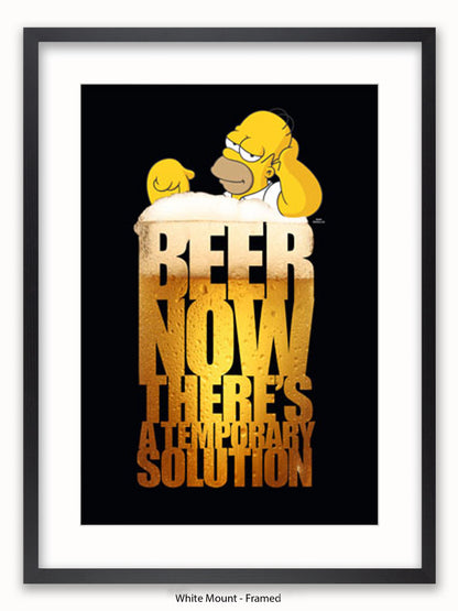 Simpsons  Homer  Beer  Solution Poster