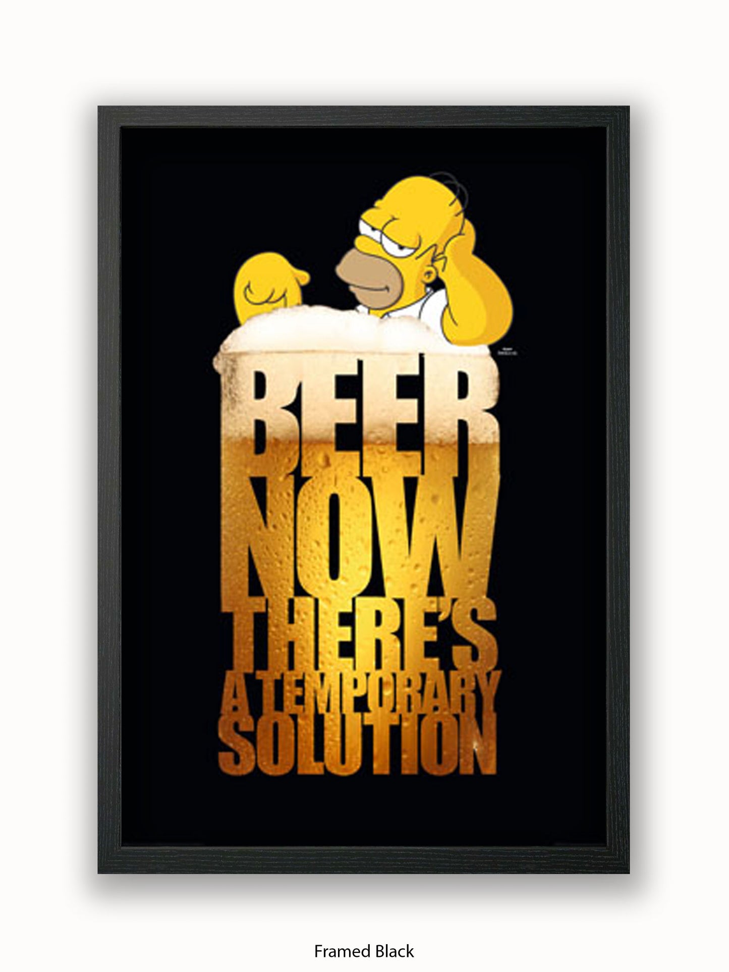 Simpsons  Homer  Beer  Solution Poster