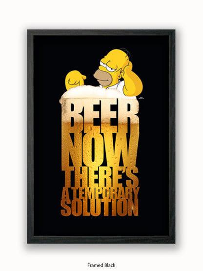Simpsons  Homer  Beer  Solution Poster