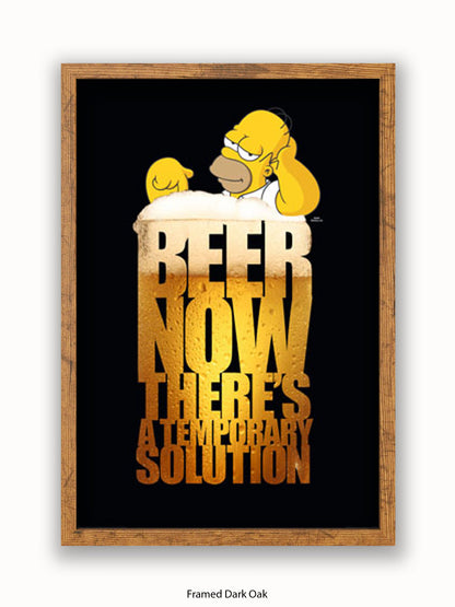 Simpsons  Homer  Beer  Solution Poster