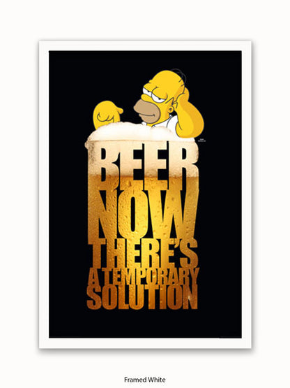 Simpsons  Homer  Beer  Solution Poster