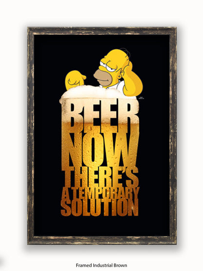 Simpsons  Homer  Beer  Solution Poster