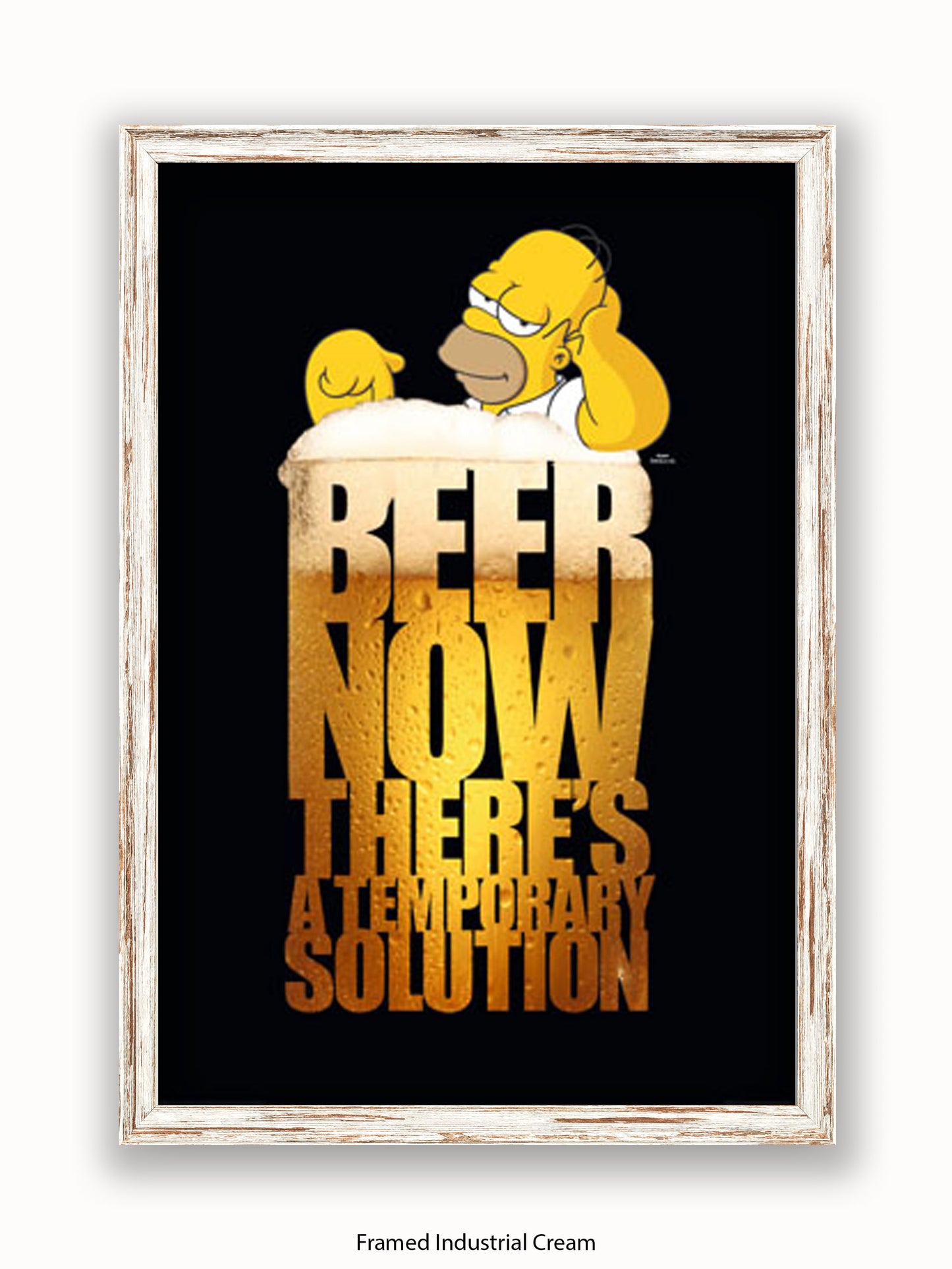 Simpsons  Homer  Beer  Solution Poster