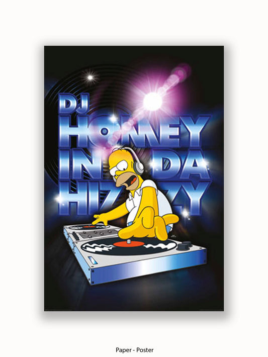Simpsons  Homer  DJ Poster