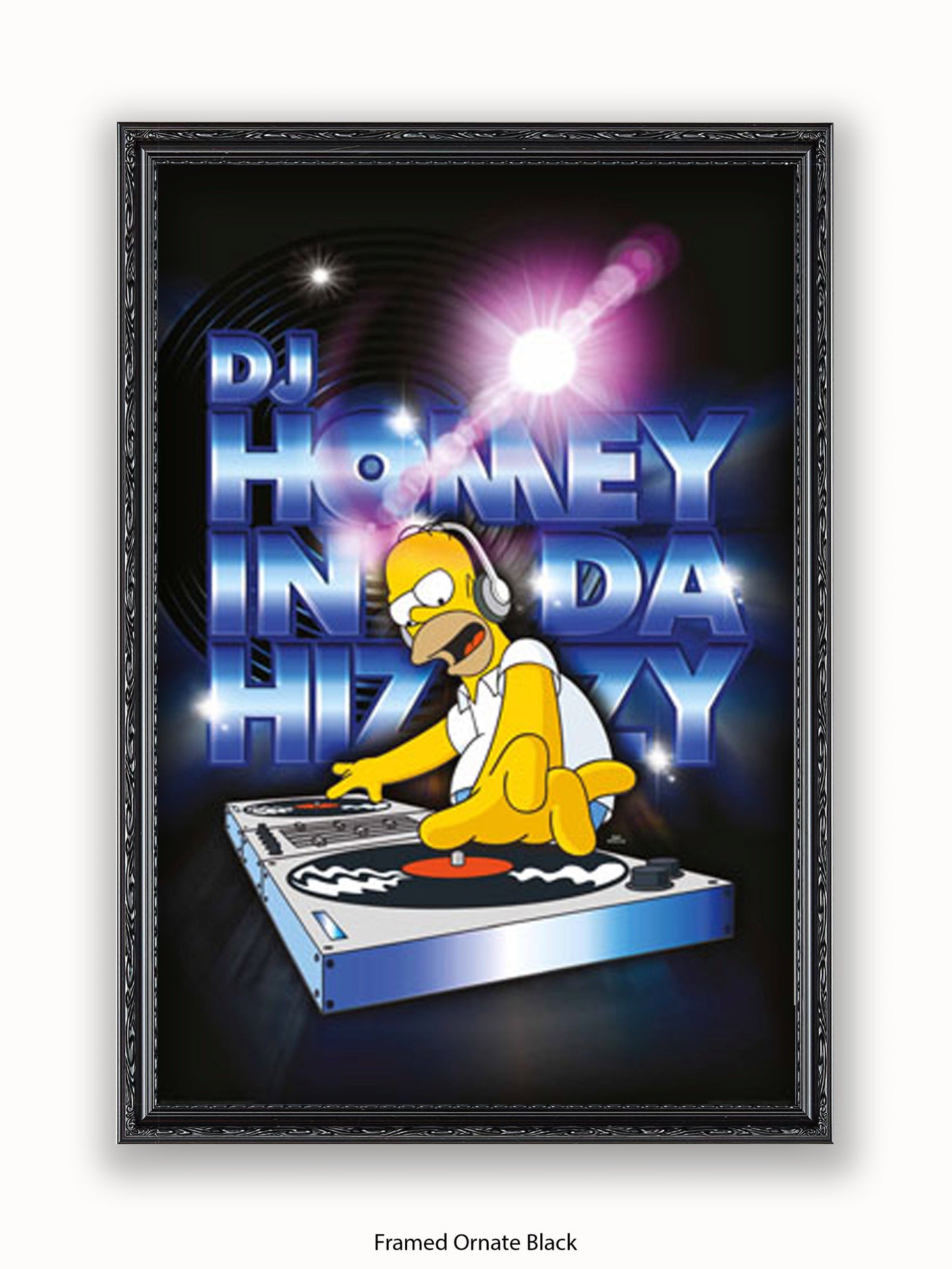 Simpsons  Homer  DJ Poster