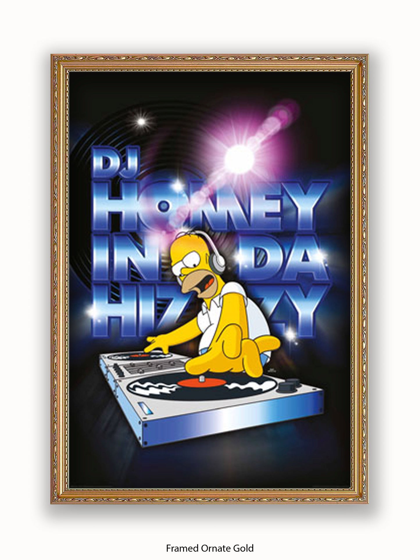 Simpsons  Homer  DJ Poster