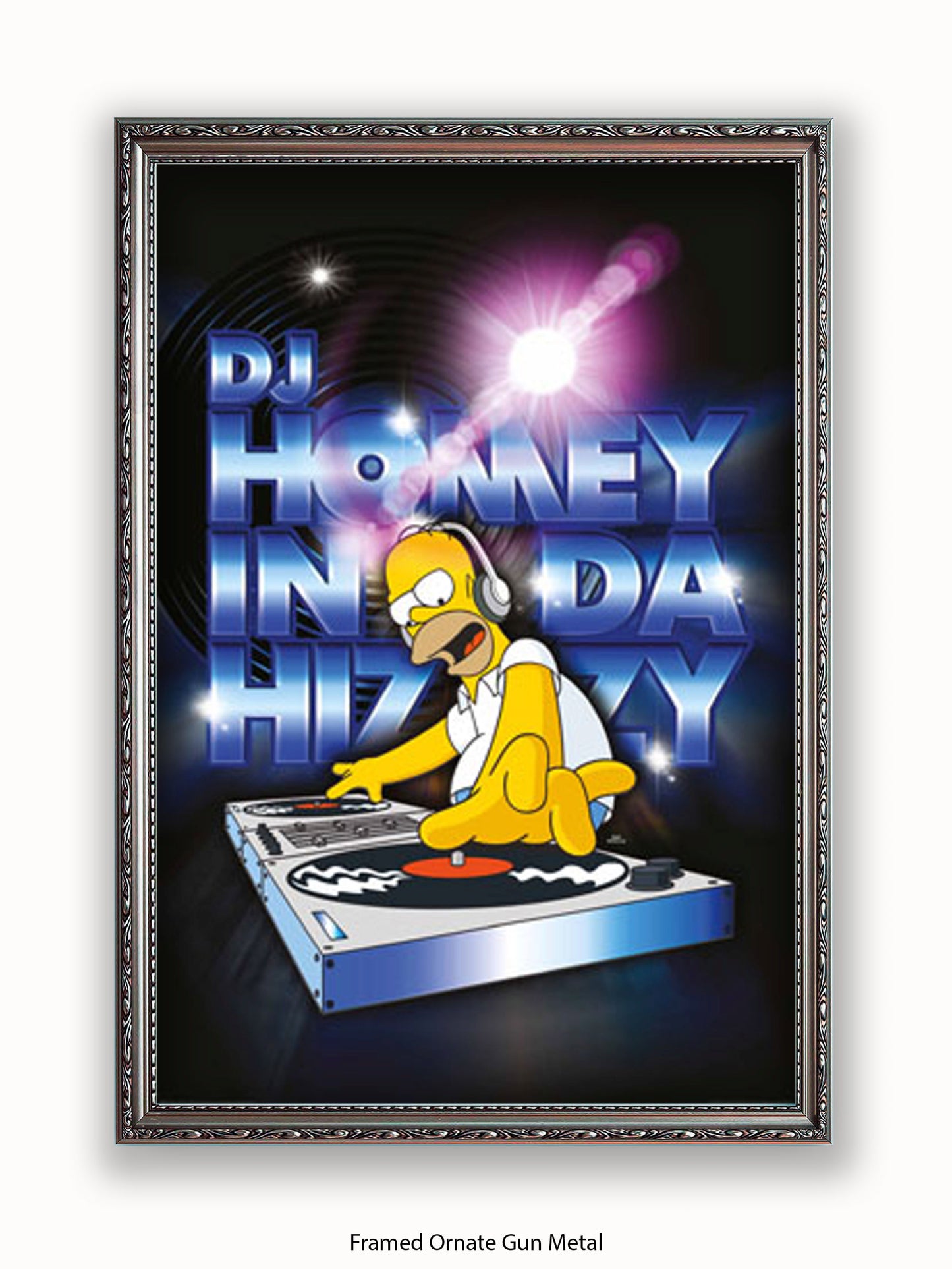 Simpsons  Homer  DJ Poster