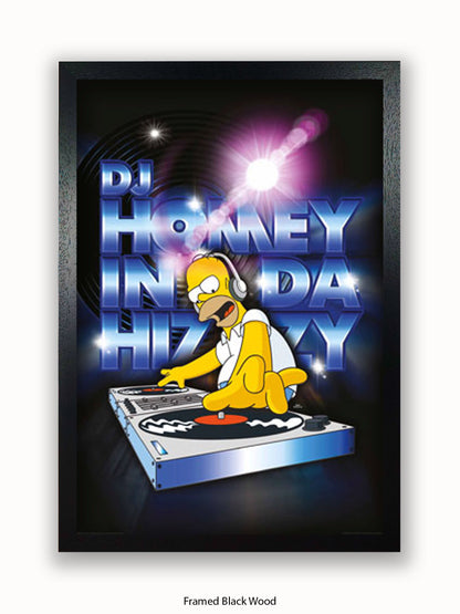 Simpsons  Homer  DJ Poster