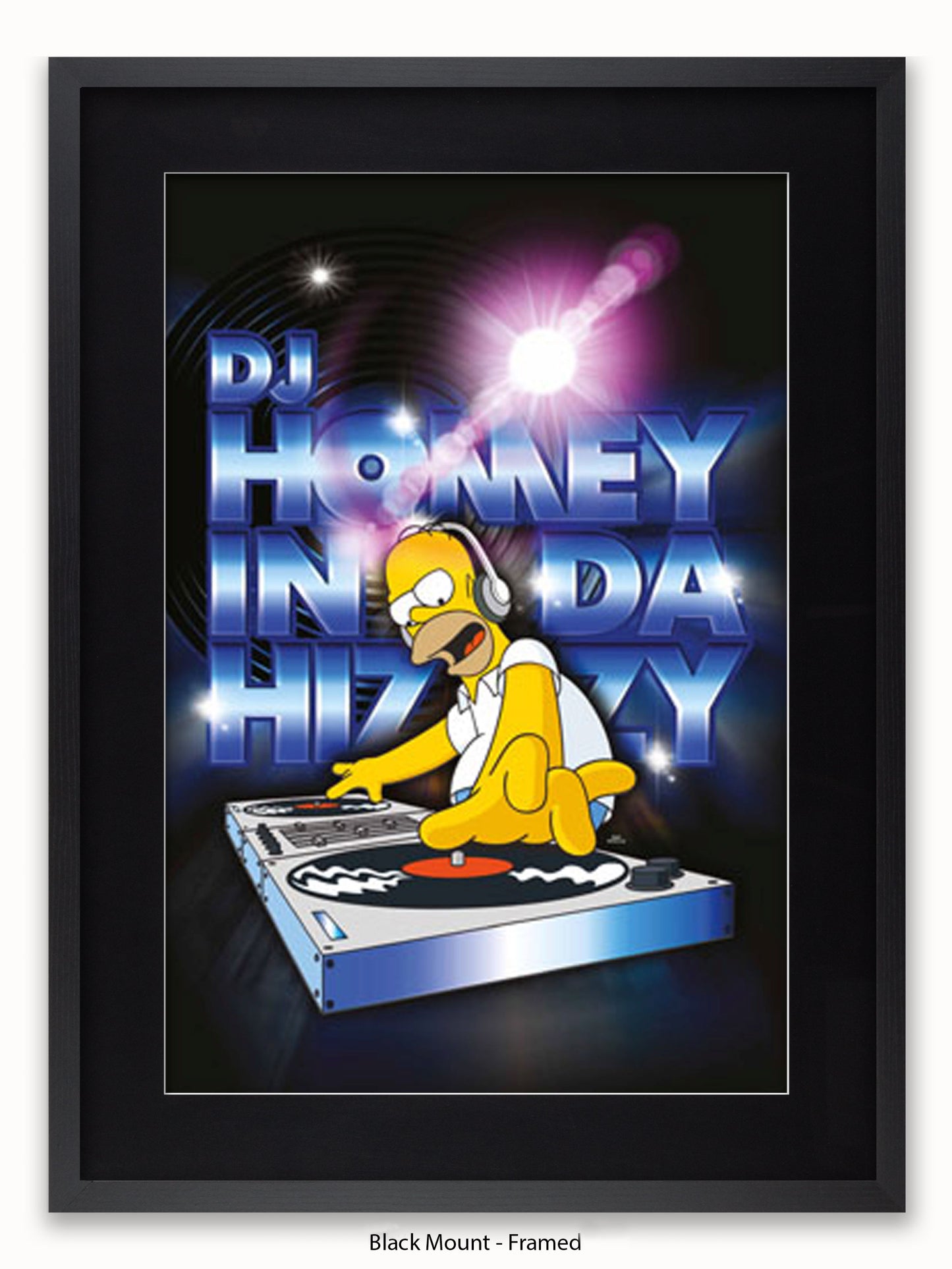 Simpsons  Homer  DJ Poster