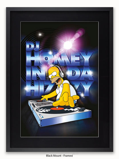 Simpsons  Homer  DJ Poster