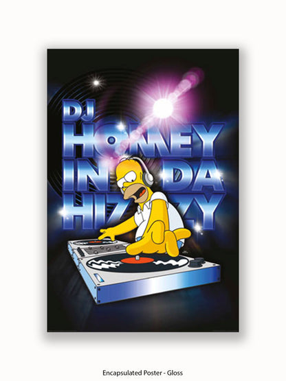 Simpsons  Homer  DJ Poster