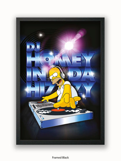 Simpsons  Homer  DJ Poster