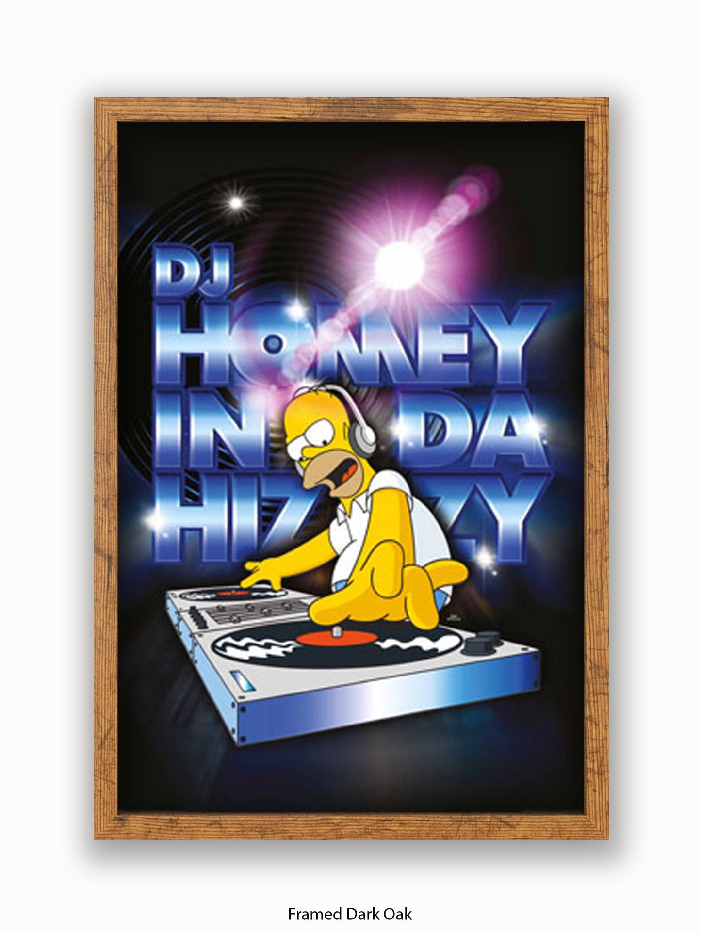 Simpsons  Homer  DJ Poster