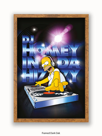 Simpsons  Homer  DJ Poster