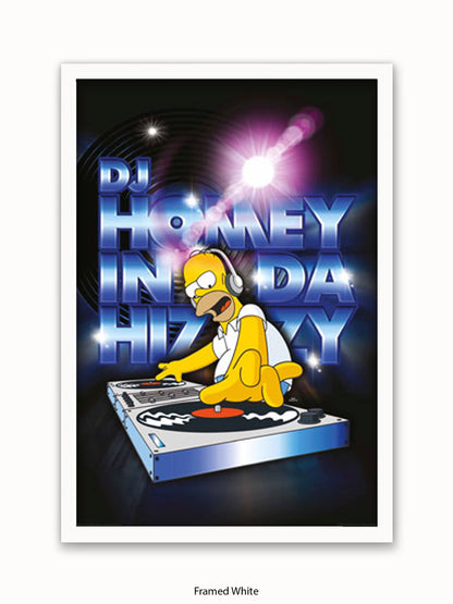Simpsons  Homer  DJ Poster