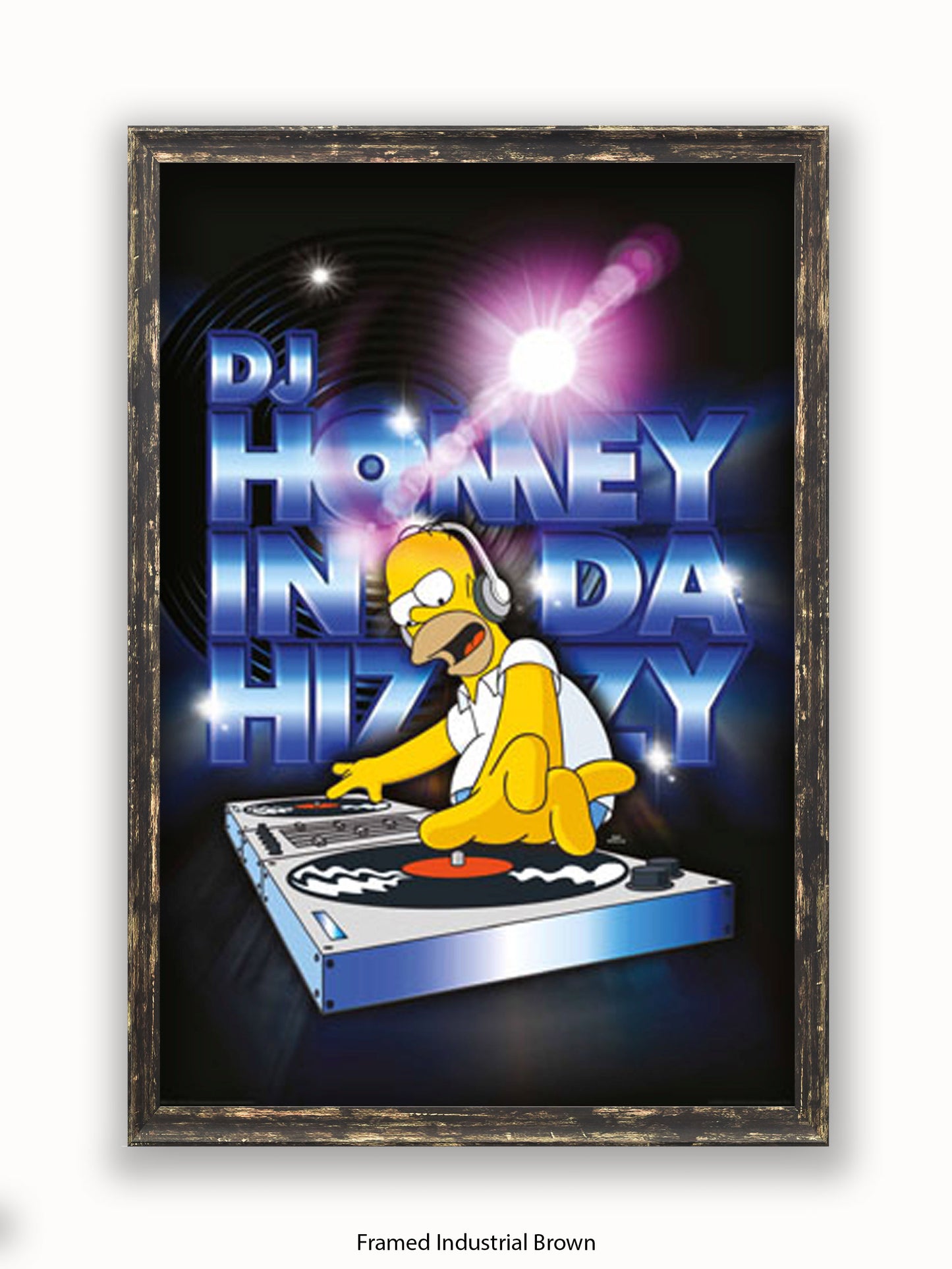 Simpsons  Homer  DJ Poster