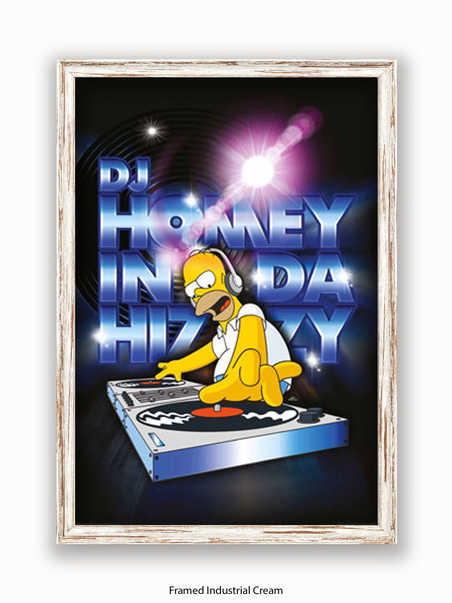 Simpsons  Homer  DJ Poster