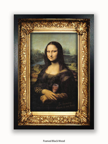 Mona Lisa Wine Poster