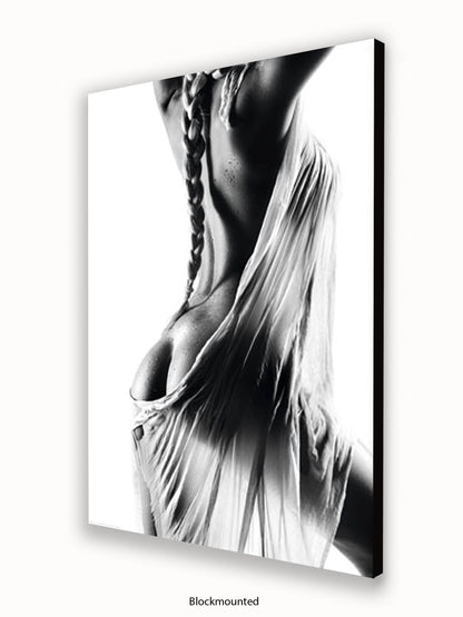 Sexy Pigtail Girl Poster