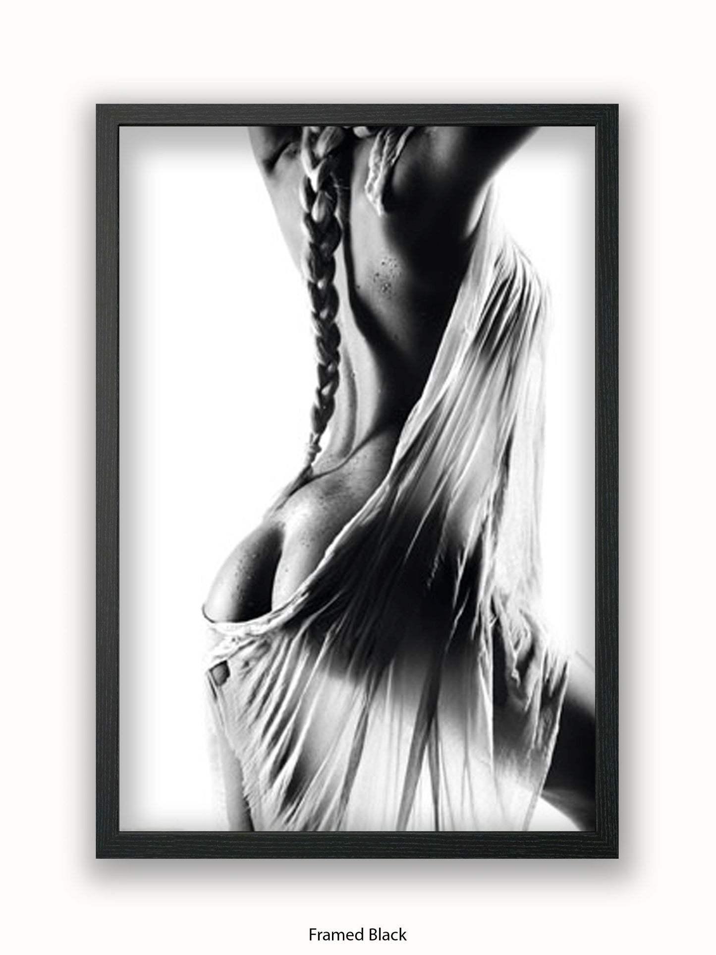 Sexy Pigtail Girl Poster