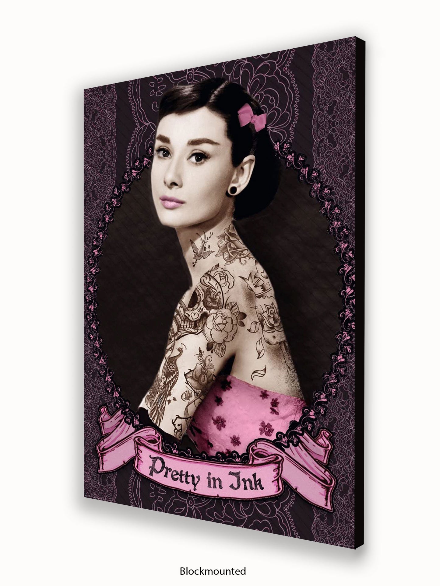Audrey Hepburn Pretty In Ink Poster