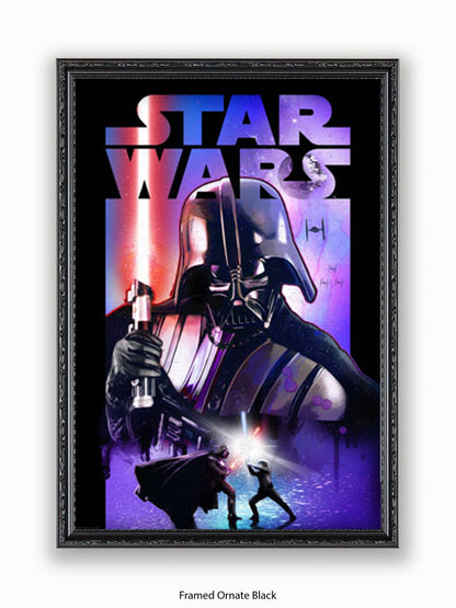 Star Wars Darth Vader Lightsabre Poster