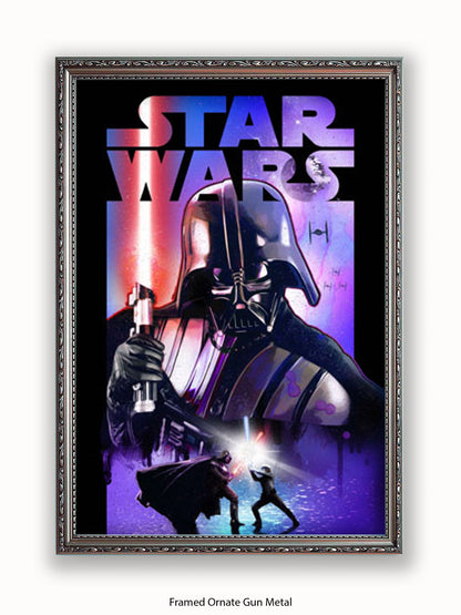 Star Wars Darth Vader Lightsabre Poster