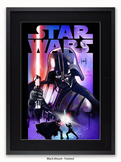 Star Wars Darth Vader Lightsabre Poster