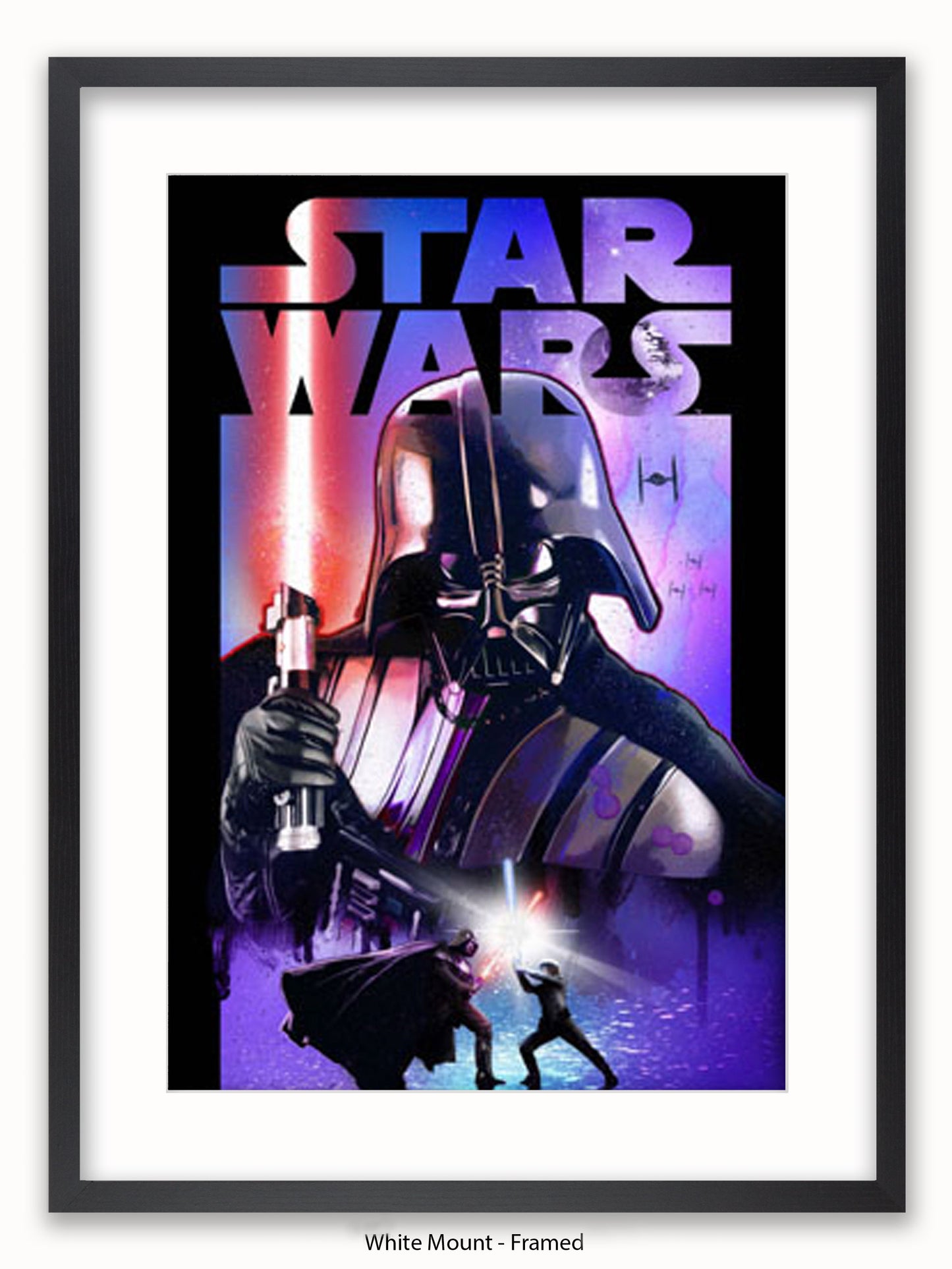 Star Wars Darth Vader Lightsabre Poster