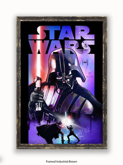 Star Wars Darth Vader Lightsabre Poster
