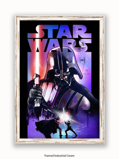 Star Wars Darth Vader Lightsabre Poster
