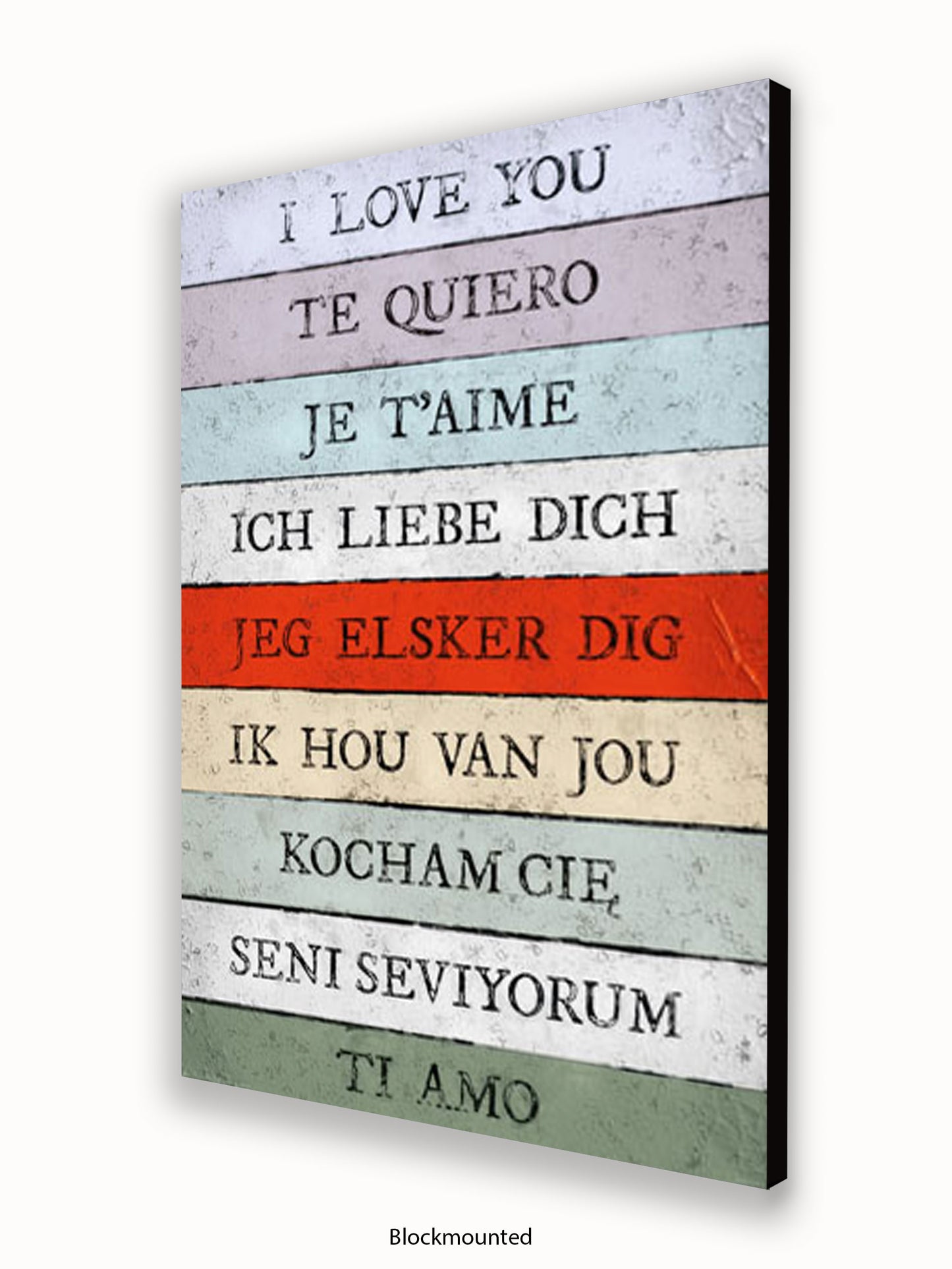 I Love You Languages Poster