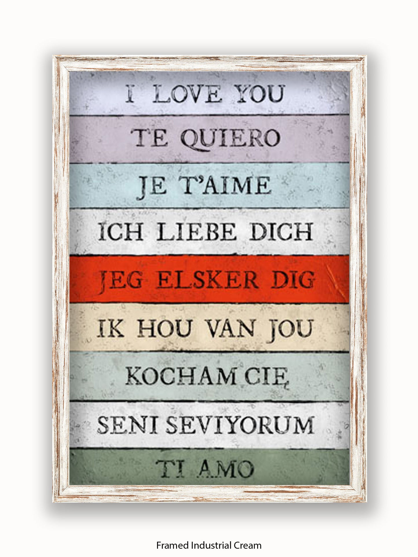 I Love You Languages Poster