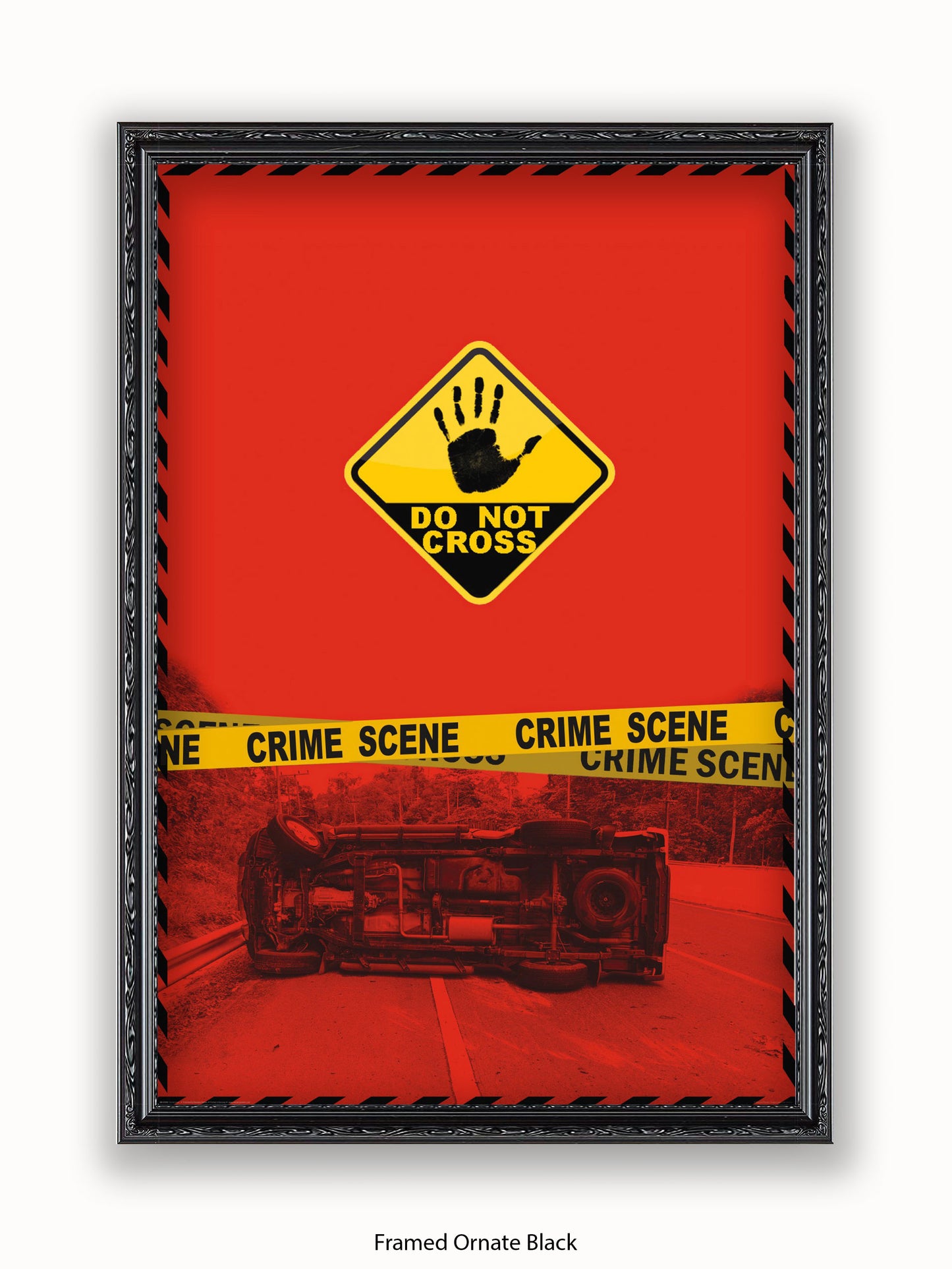 Do Not Cross Police Tape Poster