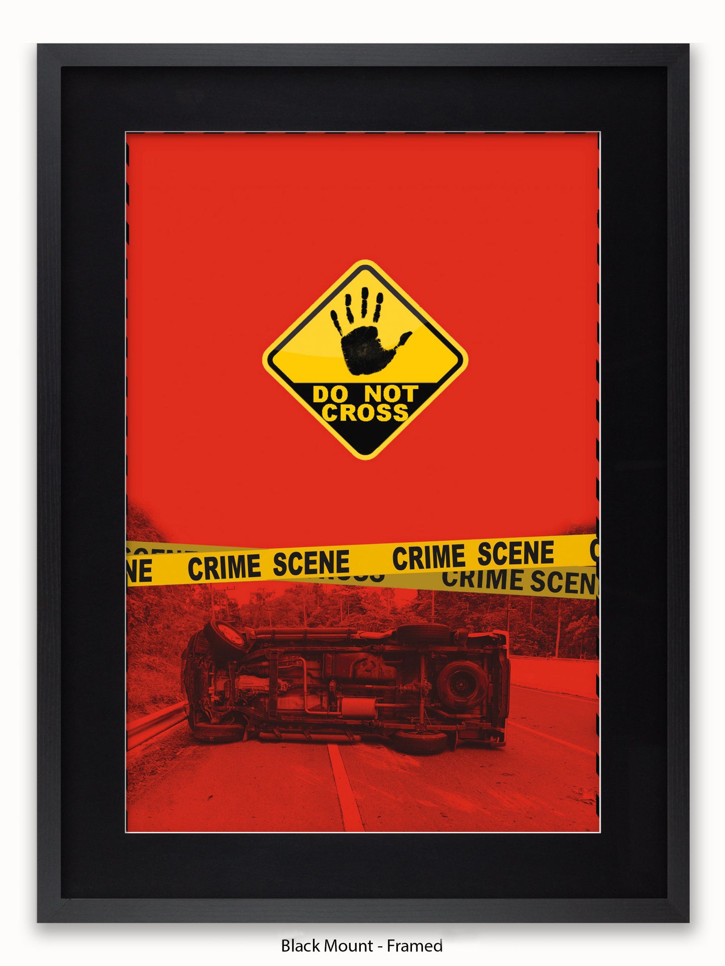 Do Not Cross Police Tape Poster