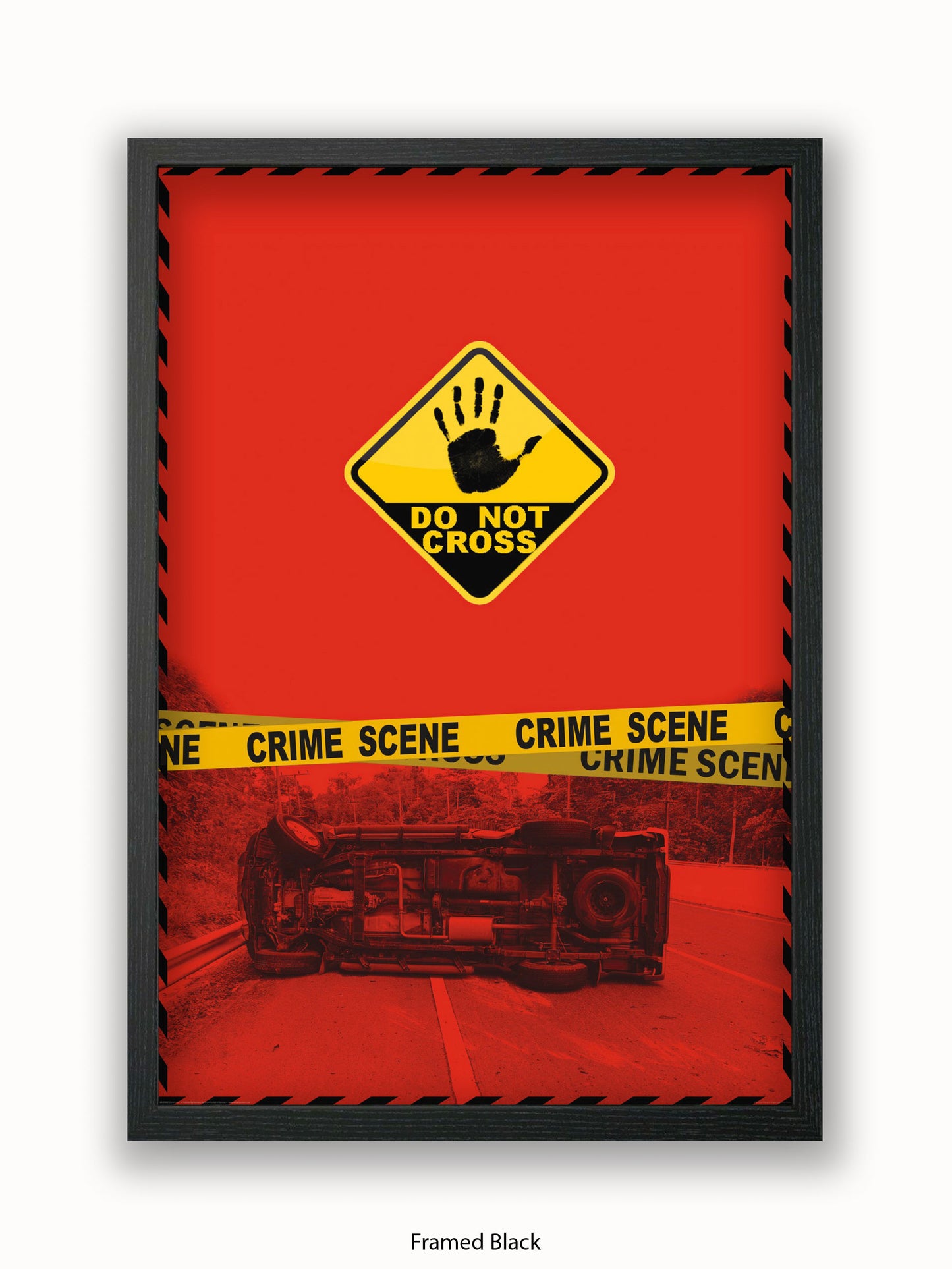 Do Not Cross Police Tape Poster