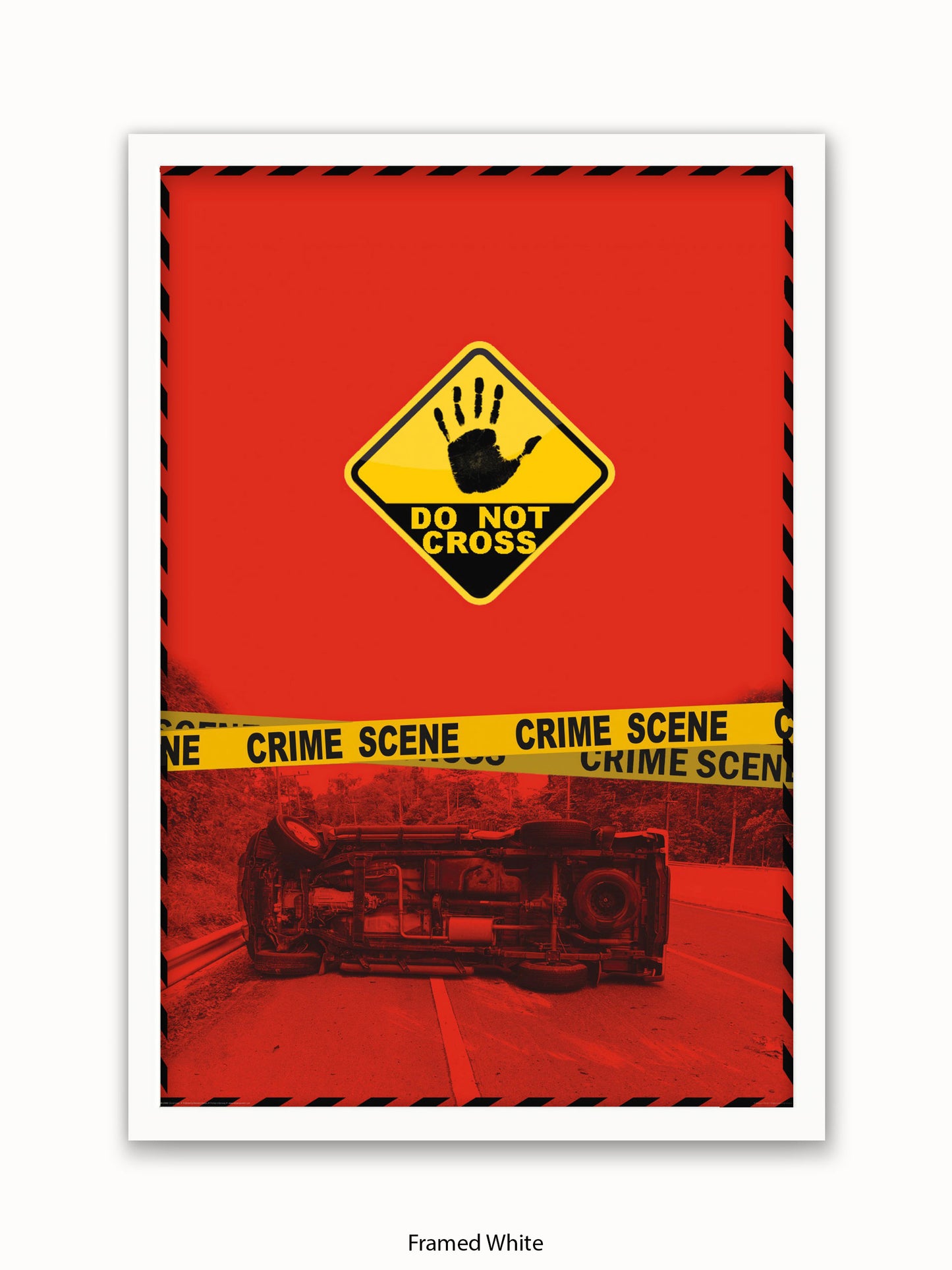 Do Not Cross Police Tape Poster