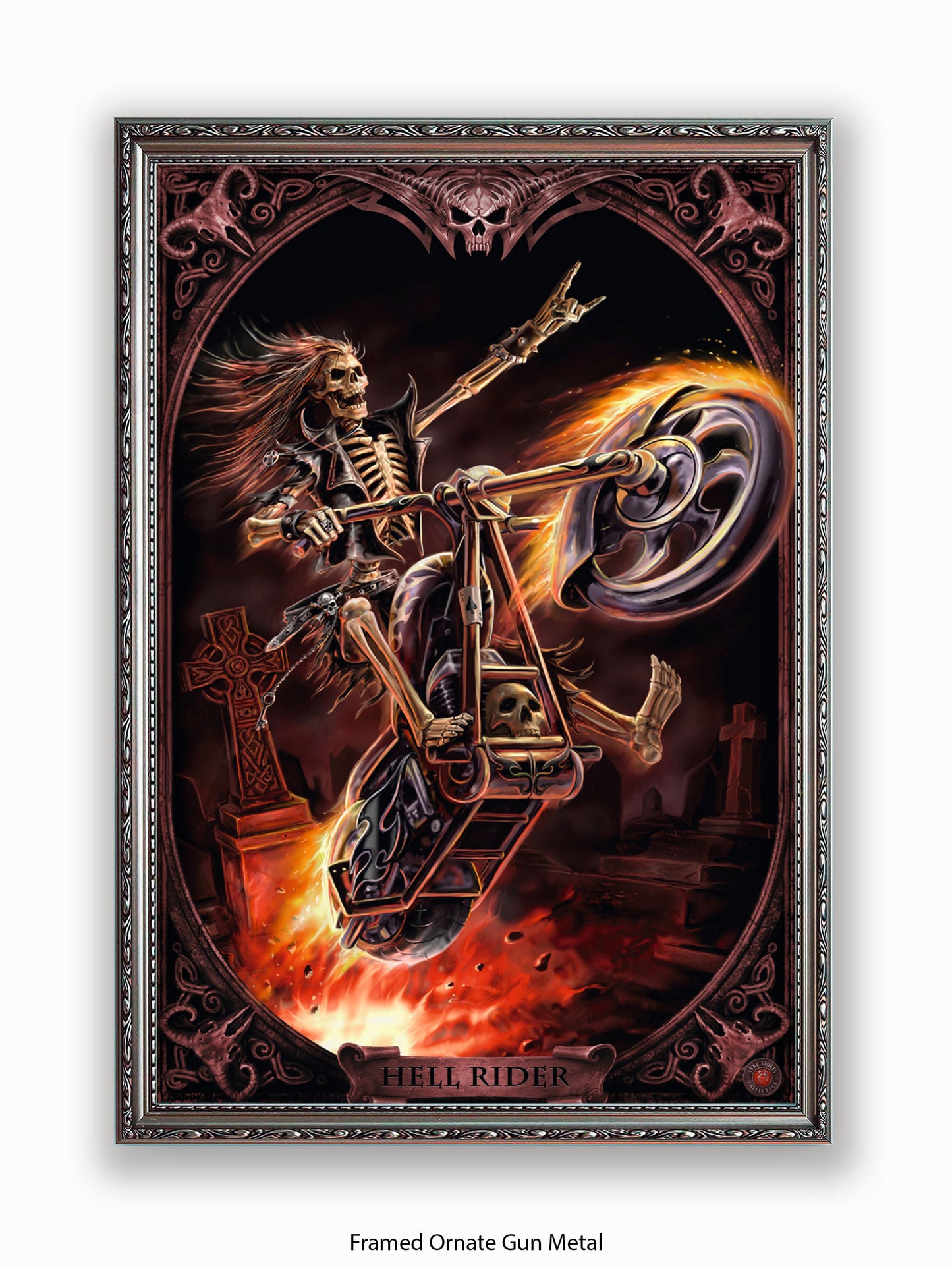 Anne  Stokes  Hellrider Poster