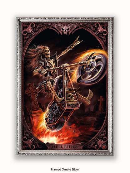 Anne  Stokes  Hellrider Poster