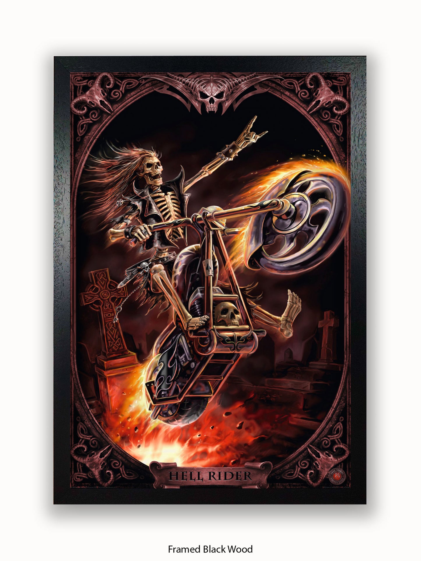 Anne  Stokes  Hellrider Poster