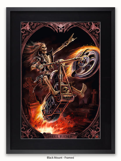 Anne  Stokes  Hellrider Poster