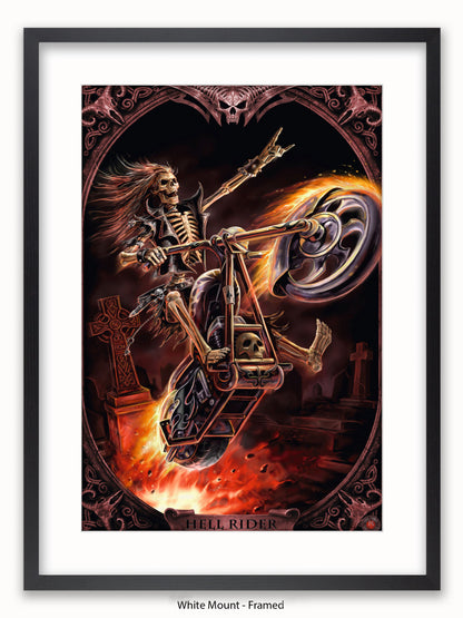 Anne  Stokes  Hellrider Poster
