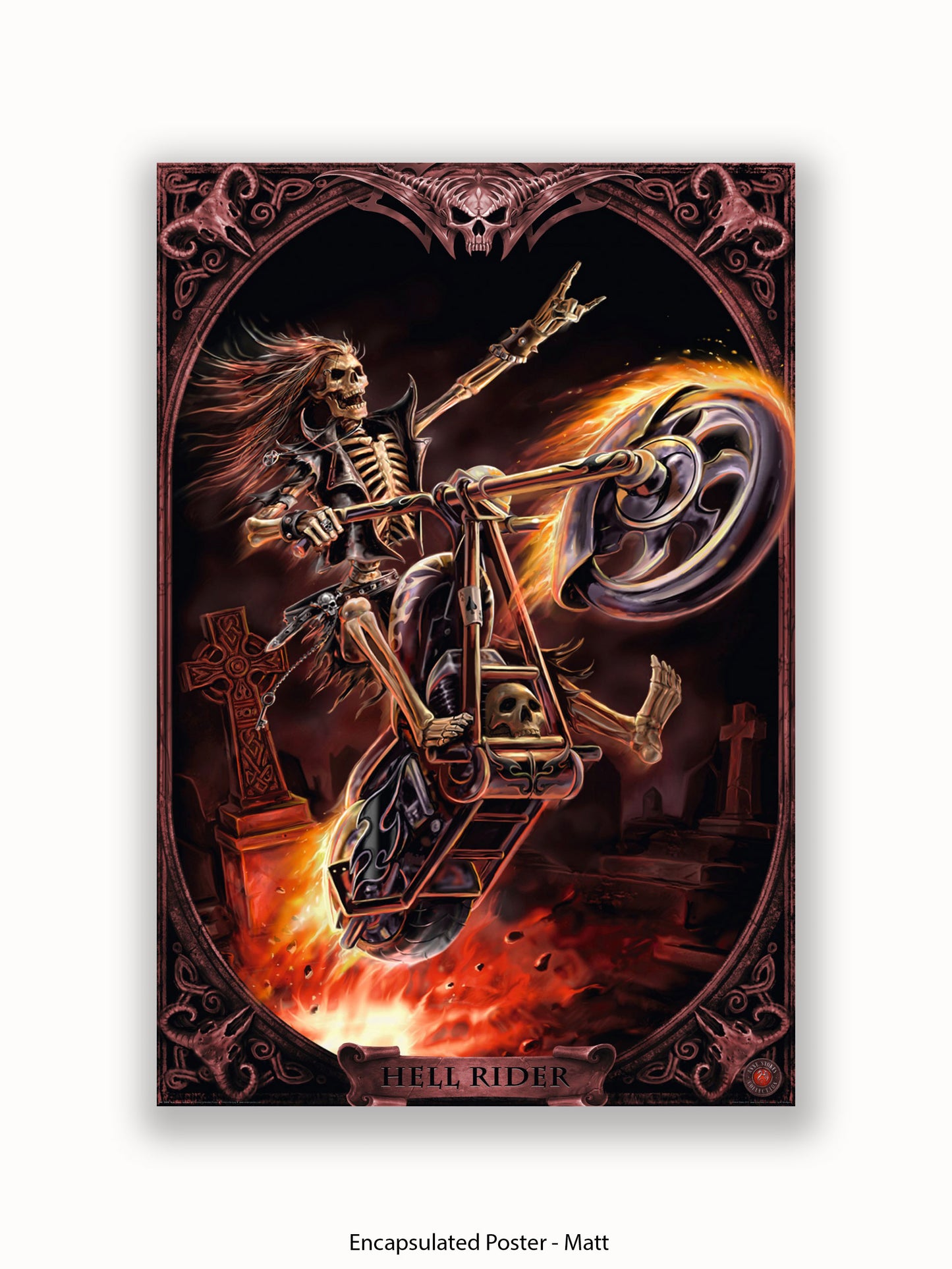 Anne  Stokes  Hellrider Poster