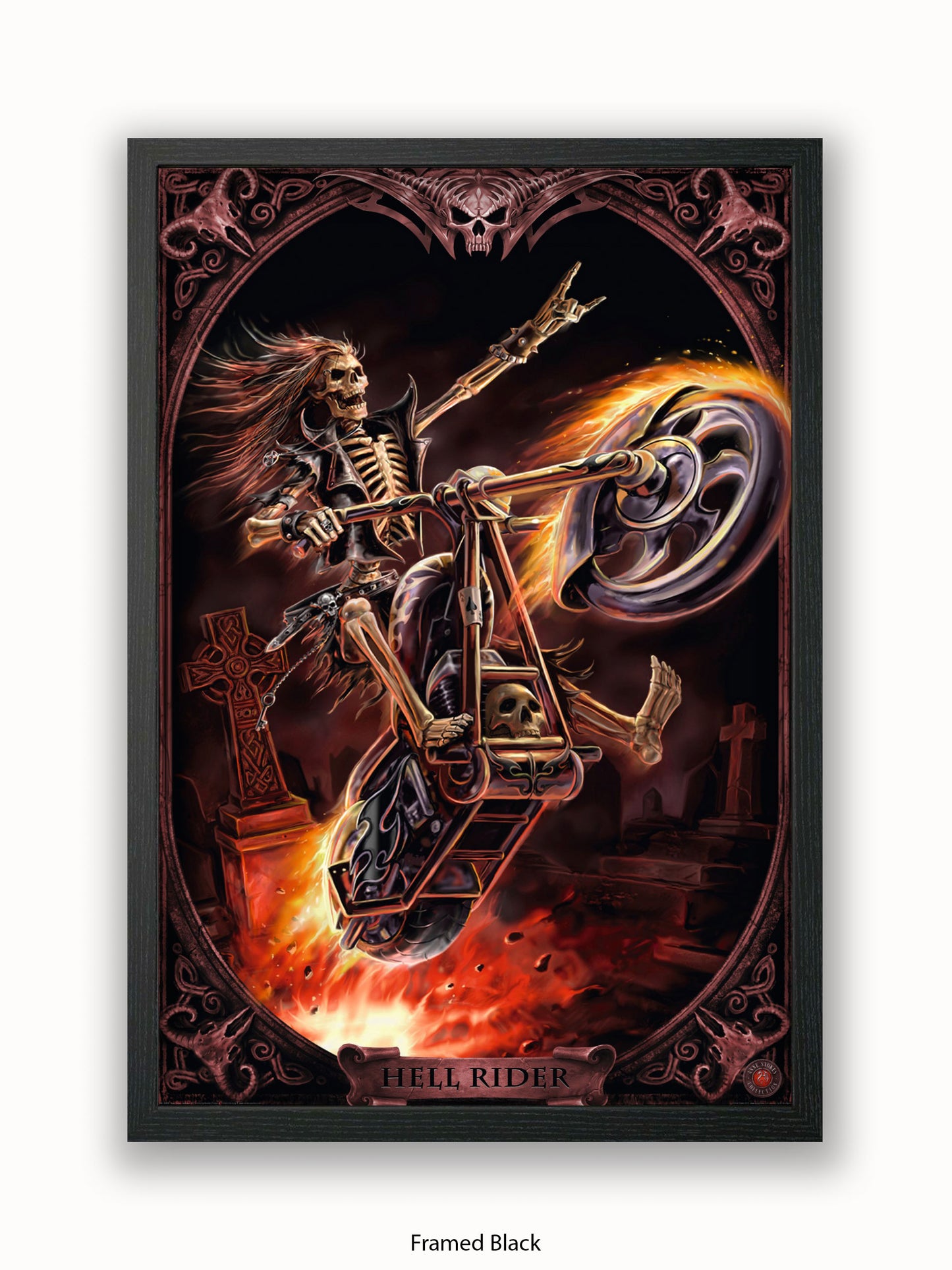 Anne  Stokes  Hellrider Poster